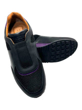 Load image into Gallery viewer, Bally Asmund 6217402 Men's Black Leather/Fabric Sneakers MSRP $630