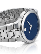 Load image into Gallery viewer, Movado Collection 0606369 Men's Blue Dial 38 mm Watch MSRP $995