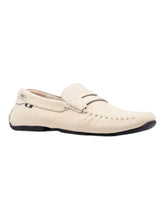 Load image into Gallery viewer, Bally Pier 6302842 Men's Cream White Leather Driving Loafers MSRP $678