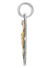 Load image into Gallery viewer, Konstantino Cancer Carved Zodiac with Diamond and Chain MEKJ623-109 MSRP $1395
