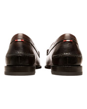 Load image into Gallery viewer, Bally Coelo 6301851 Men's Ebano Leather Moccasins Size 9 MSRP $700