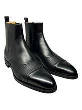 Load image into Gallery viewer, Bally Skirian 6239825 Men's Black Calf Plain Leather Chelsea Boots MSRP $1250