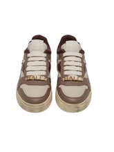 Load image into Gallery viewer, Bally Ryker 6306794 Men's Deep Sepia & White Leather Sneakers MSRP $685
