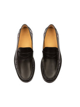 Load image into Gallery viewer, Bally Noah 6239803 Men's Black Leather Loafers MSRP $670