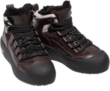 Load image into Gallery viewer, Bally Cusago 6239736 Women's Ebano Shearling-Lined Leather Boots MSRP $660