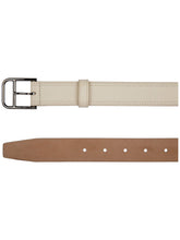 Load image into Gallery viewer, Bally Scotty 6303191 Bone + Rutenio Leather Belt EU 115/US 46 MSRP $420