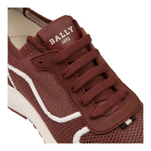 Load image into Gallery viewer, Bally Davyn 6300450 Men's Heritage Red & White Mesh Sneakers MSRP $620