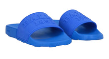 Load image into Gallery viewer, Bally Slaim 6231513 Blue Elettrico Rubber Slide Sandals Size 8 $295