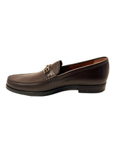 Load image into Gallery viewer, Bally Simpler 6230242 Men's Chocolate Calf Plain Leather Loafers MSRP $615