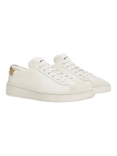 Load image into Gallery viewer, Bally Randy 6304698 Men's Dusty White Leather Sneakers MSRP $675