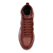 Load image into Gallery viewer, Bally Myles 6239626 Men's Heritage Red Calf Leather Sneakers MSRP $650