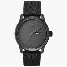Load image into Gallery viewer, Citizen BM8475-00F Men's Eco-Drive Garrison Black Dial Strap 42mm Watch MSRP $325
