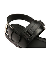 Load image into Gallery viewer, Bally Jawad 6231511 Men's Black Calf Plain Leather Sandals MSRP $542