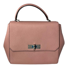 Load image into Gallery viewer, Bally B Turn 6203769 Rosehaze Calf Grained Turnlock Shoulder Bag MSRP $1995