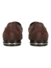 Load image into Gallery viewer, Bally Genos 6304149 Men's Ebano Suede Leather Loafers MSRP $1188