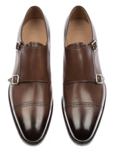 Load image into Gallery viewer, Bally Scardino 6231449 Men's Brown Leather Monk Strap Shoes US 12 MSRP$1032