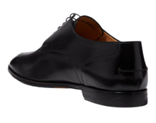 Load image into Gallery viewer, Bally Wedmer 6234185 Men's Black Calf Plain Leather Derby Shoes MSRP $770