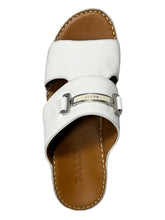 Load image into Gallery viewer, Bally Harold 6211920 Men's White Grained Leather Sandals MSRP $625