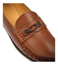 Load image into Gallery viewer, Bally Coriano 6300201 Men's Brown Leather Loafers Size 8.5 MSRP $620