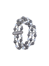Load image into Gallery viewer, Konstantino Kleos Sterling Silver and Pearl Bracelet BMK4434-122 MSRP $740