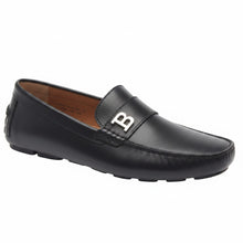 Load image into Gallery viewer, Bally Wolter 6301191Men's Black Leather Driver Size 13.5 MSRP $720