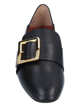 Load image into Gallery viewer, Bally Janelle 6213099 Women's Black Calf Leather Loafers MSRP $767