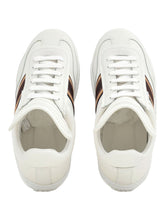 Load image into Gallery viewer, Bally Parrel 6304697 White Ribbon Leather Low-Top Sneakers MSRP $650