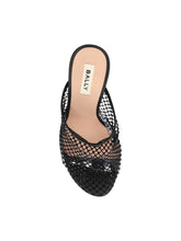 Load image into Gallery viewer, Bally Tyna 6304039 Women's Black Crystal Mesh Pumps MSRP $1350