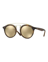 Load image into Gallery viewer, Ray-Ban RB4256 6092/5A Gatsby I Tortoise Gold Mirror Sunglasses 46-20