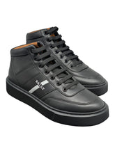 Load image into Gallery viewer, Bally Curter 6310048 Men's Black Leather High Top Sneakers MSRP $720