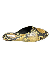 Load image into Gallery viewer, Bally Glebb 6304401 Men's Snake-Print Leather Slippers MSRP $750