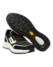 Load image into Gallery viewer, Bally Demmy 6302123 Men's Black/White/Octanium Leather Sneakers MSRP $630