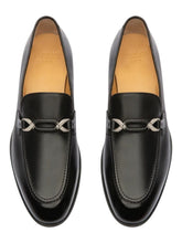 Load image into Gallery viewer, Bally Wernof 6301330 Men's Black Calf Plain Leather Loafers MSRP $ 790
