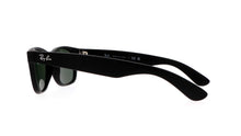 Load image into Gallery viewer, Ray-Ban RB2132 622 New Wayfarer Matte Black G-15 Green Classic 58-18-145