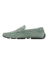 Load image into Gallery viewer, Bally Pier 6302843 Men's Sage Suede Leather Loafers Size 12 MSRP $678