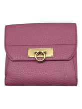 Load image into Gallery viewer, Salvatore Ferragamo Women's 627819 Pink Gancini Bifold Wallet MSRP $617