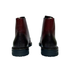 Load image into Gallery viewer, Bally Kristan 6239770 Men's Heritage Red Embossed Leather Boots Size 7.5 MSRP $965