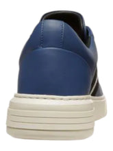 Load image into Gallery viewer, Bally Moony 6302820 Men's Neon Blue Calf Plain Leather Sneakers MSRP $600