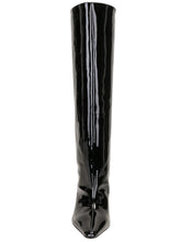 Load image into Gallery viewer, Bally Kika 6305368 Women's Black Patent Knee High Leather Boots MSRP $1350