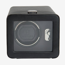 Load image into Gallery viewer, WOLF 4525029 Windsor Heritage Single Black Watch Winder With Cover MSRP $475