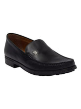 Load image into Gallery viewer, Bally Sistri 6230246 Men's Black Calf Plain Leather Loafers Size 13 MSRP $500