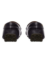 Load image into Gallery viewer, Bally Philip 6300426 Men's Midnight Leather Drivers MSRP $660