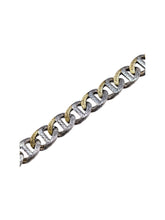 Load image into Gallery viewer, Konstantino Silver and Bronze Link Chain Bracelet BKJ438-131-300 MSRP $1980