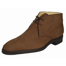 Load image into Gallery viewer, Bally Skiligny 6237887 Men's Brown Grained Calf Leather Desert Boots MSRP $1195