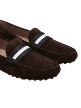 Load image into Gallery viewer, Bally Kansan 6305037 Men's Ebano Suede Leather Loafers MSRP $650