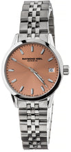 Load image into Gallery viewer, Raymond Weil Women's 5634-ST-80021 Freelancer Rose Quartz Watch 34mm MSRP $995