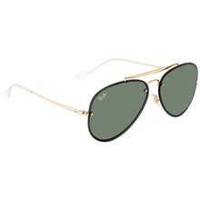Load image into Gallery viewer, Ray-Ban RB3584N 9050/71 Blaze Aviator Gold Dark Green Sunglasses 61-13-145