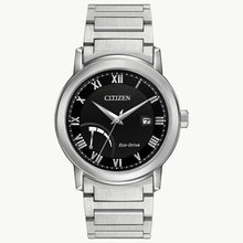 Load image into Gallery viewer, NEW Citizen Eco-Drive Drive Men's Black Dial Bracelet Watch AW7020-51E MSRP $350