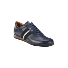 Load image into Gallery viewer, Bally Frenz Men's 6230487 Ink Leather Sneakers MSRP $535 NEW
