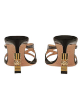 Load image into Gallery viewer, Bally Carolyn 6304286 Black Strappy Slip On Dress Sandals MSRP $1070